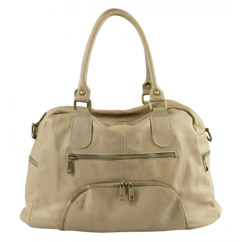 Sac à main femme haut de gamme en cuir lisse porté main épaule et bandoulière rouge