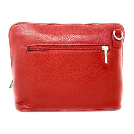 Sac à main femme tendance en cuir porté épaule avec bandoulière amovible rouge clair