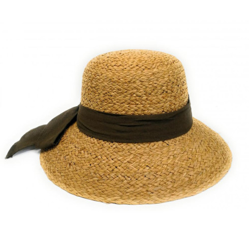 Sélection plage | Chapeau en paille tressé brute CHAPO CHAPI