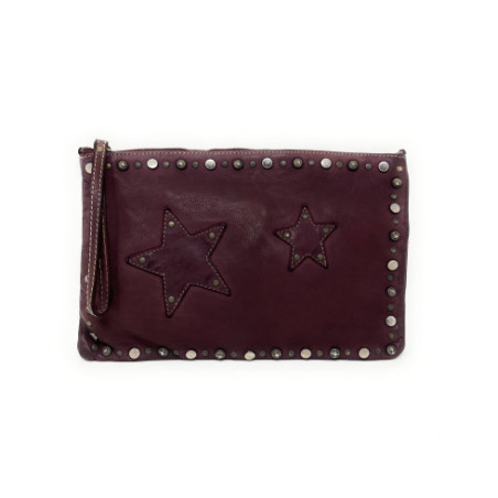 Sacs Femme | Sac pochette en cuir vintage MISS BOWIE