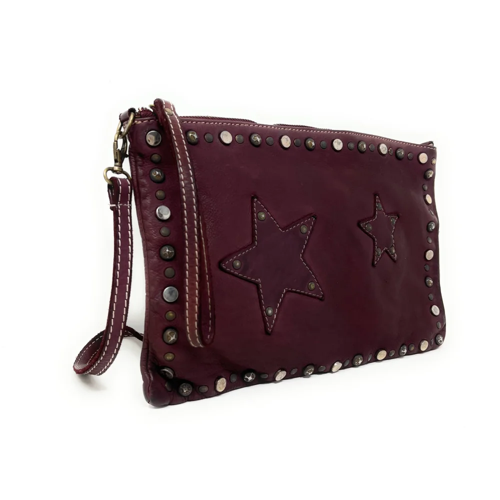 Sacs Femme Sac pochette en cuir vintage MISS BOWIE