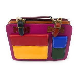 Sacs Uniques | Sac cartable en cuir lisse PICADILLY CIRKUS