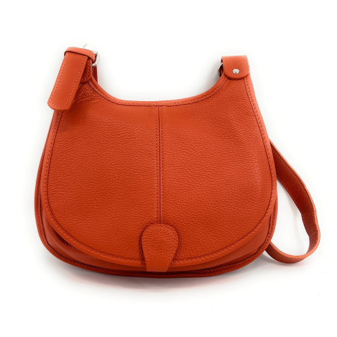 Sac de voyage en cuir homme femme rouge bandoulière en cuir