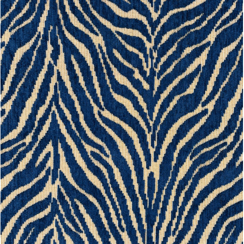 Sac cabas vegan tendance femme en tissu brodé porté bandoulière et main bleu cobalt