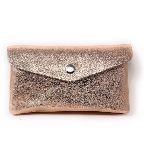 Pochette porte-monnaie en cuir irisé COMPO