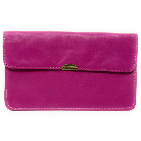 Pochette porte-monnaie en cuir lisse IMPRO
