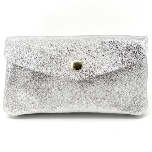 Pochette porte-monnaie en cuir irisé COMPO