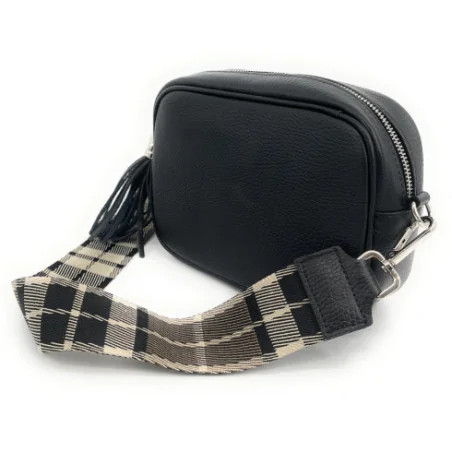 bandoulière amovible pour sacs à main femme à motifs noir