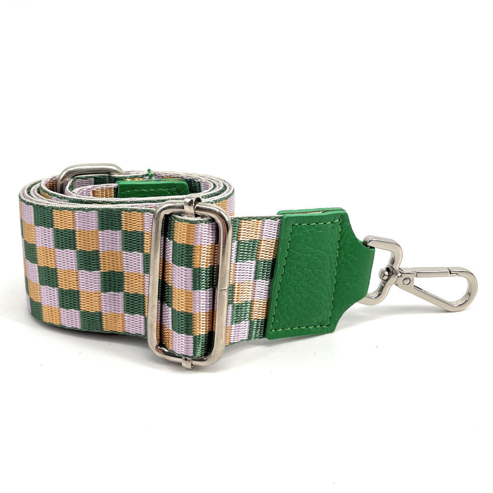 Bandouli?�re amovible pour sac ?� main CARREAU argent?�