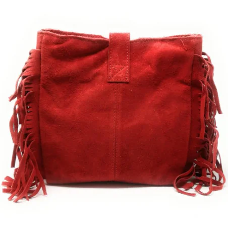 Sac mode femme en cuir porté épaule avec bandoulière réglable rouge clair mini sac tendance