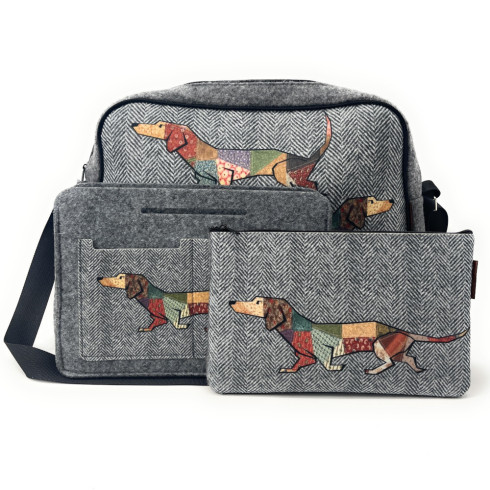 Organiseur de sacs à main femme en feutrine écolo haut de gamme gris Trieur sac