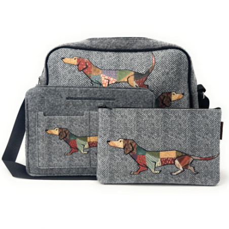 Organiseur de sacs à main femme en feutrine écolo haut de gamme gris Trieur sac