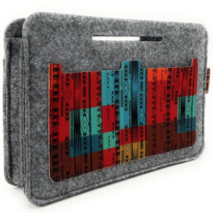 Pochette insert sac en feutrine écolo femme organisateur de sac de luxe couleur gris