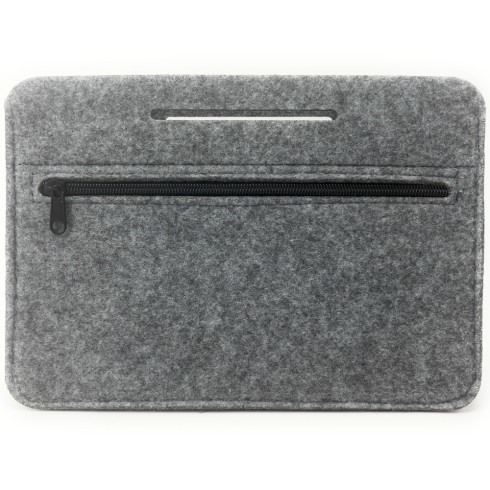 Pochette insert de grand sac en feutrine femme organisateur sac écolo luxe couleur gris