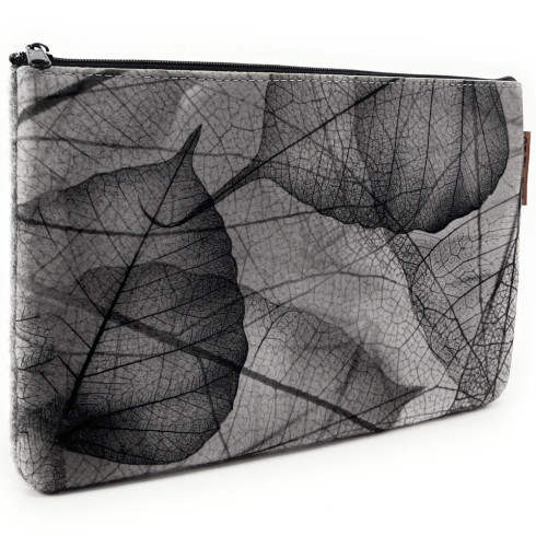 Trousse en feutrine écolo à motif pour sac femme fabriqué en Italie