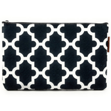 Trousse pour femme feutrine haut de gamme écolo fabriqué en Italie imprimé