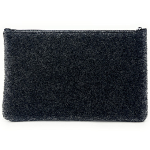 Pochette trousse en feutrine pour femme haut de gamme gris