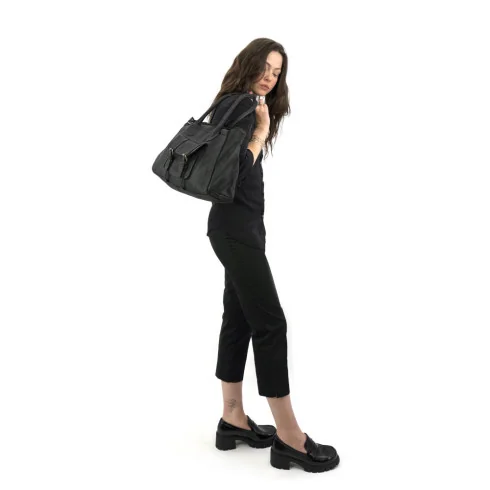 Collection sac Femme Grand sac cabas en cuir vintage ALBUS