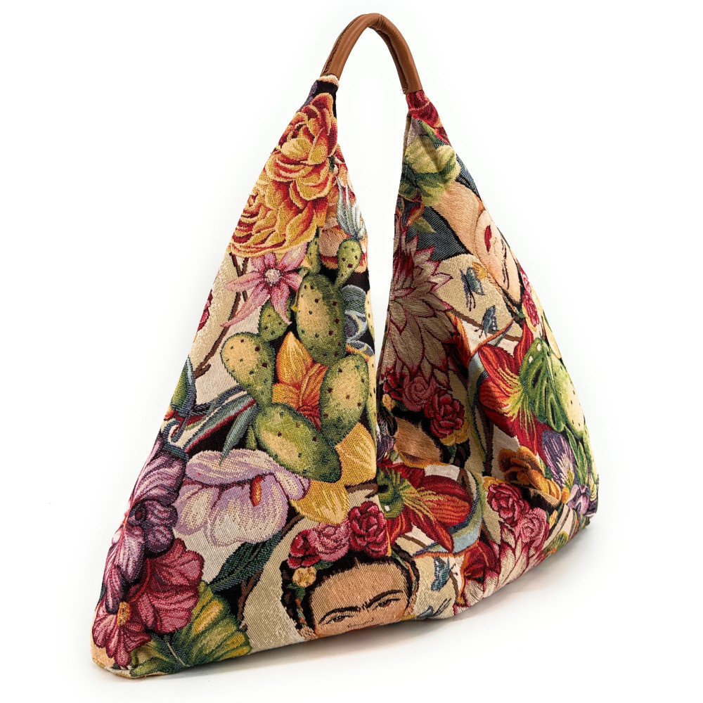 CB76 SAC COTON NÉPAL : sac à main multicolore coton tibétain