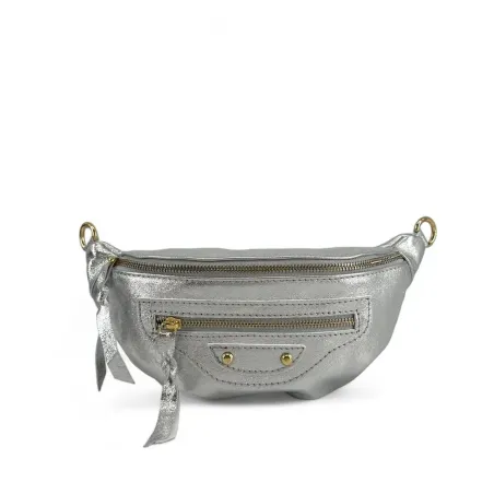 Sacs Banane Femme | Sac banane en cuir irisé LOUKA GLOW