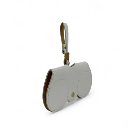accessoires pour sac en cuir grainé pur vachette blanc fabriqué en italie