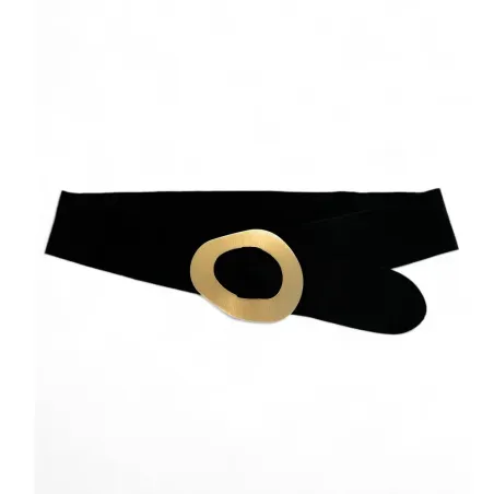 Collection femme | Ceinture en  nubuck italien et métal brossé NIKI