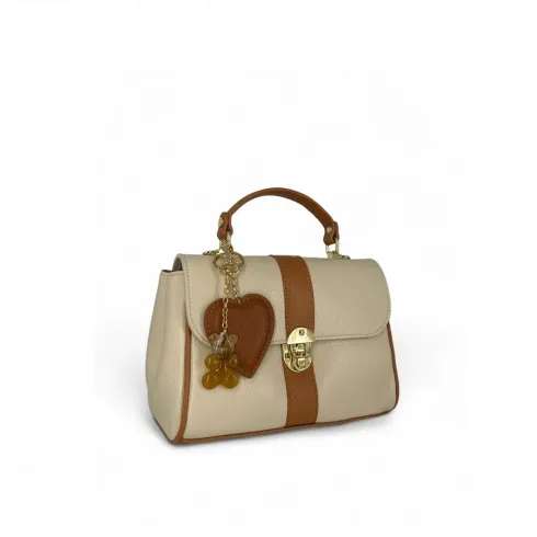 OH MY BAG | Porte-clés en métal doré et résine TEDDY AGATHE