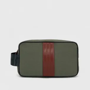 Trousse de Toilette Homme | Trousse de toilette en tissu kaki Bobby