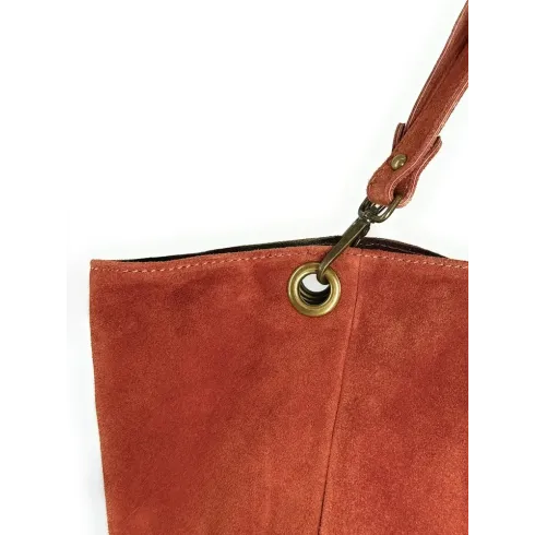 maxi sac en cuir nubuck italien pur vachette réversible camouflage fabriqué en Italie