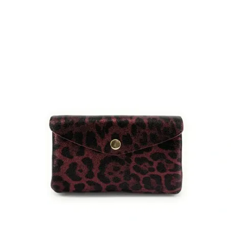 Accessoires Sac | Pochette porte-monnaie en cuir irisé COMPO JUNGLE