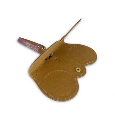 Accessoires Femme | Etui à lunettes en cuir grainé ou irisé PEANUT