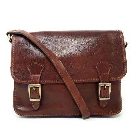 Sacs à Main Femme | Sac bandoulière en cuir lisse NIAGARA