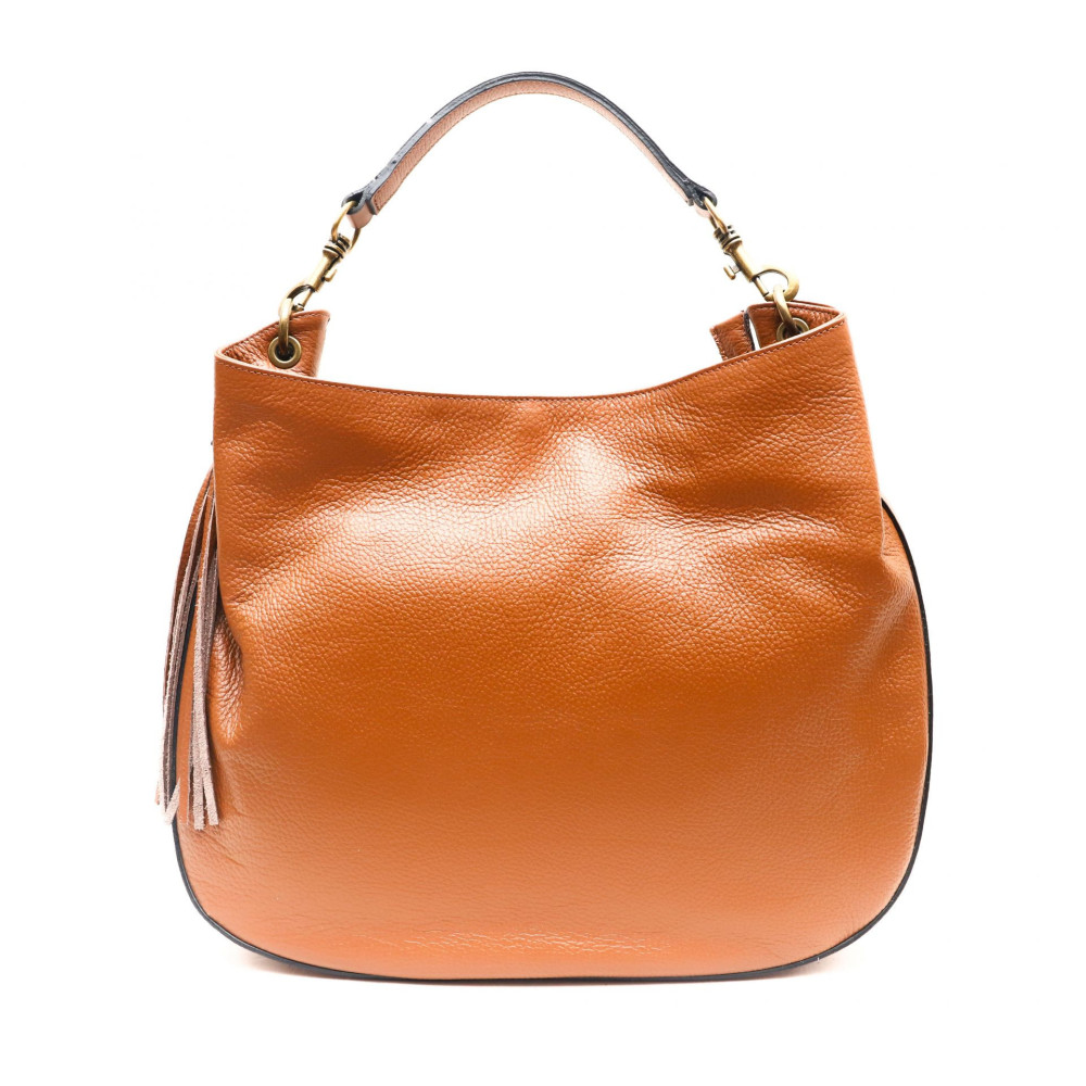Sac Femme Sac porté épaule en cuir grainé italien MARCEAU