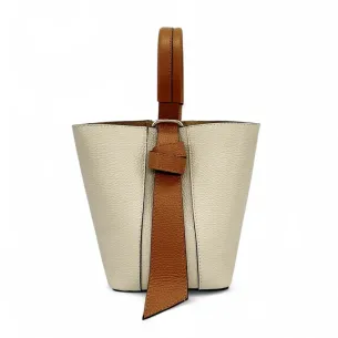 Sélection sacs Femme | Sac seau et pochette en cuir grainé BIRDIE