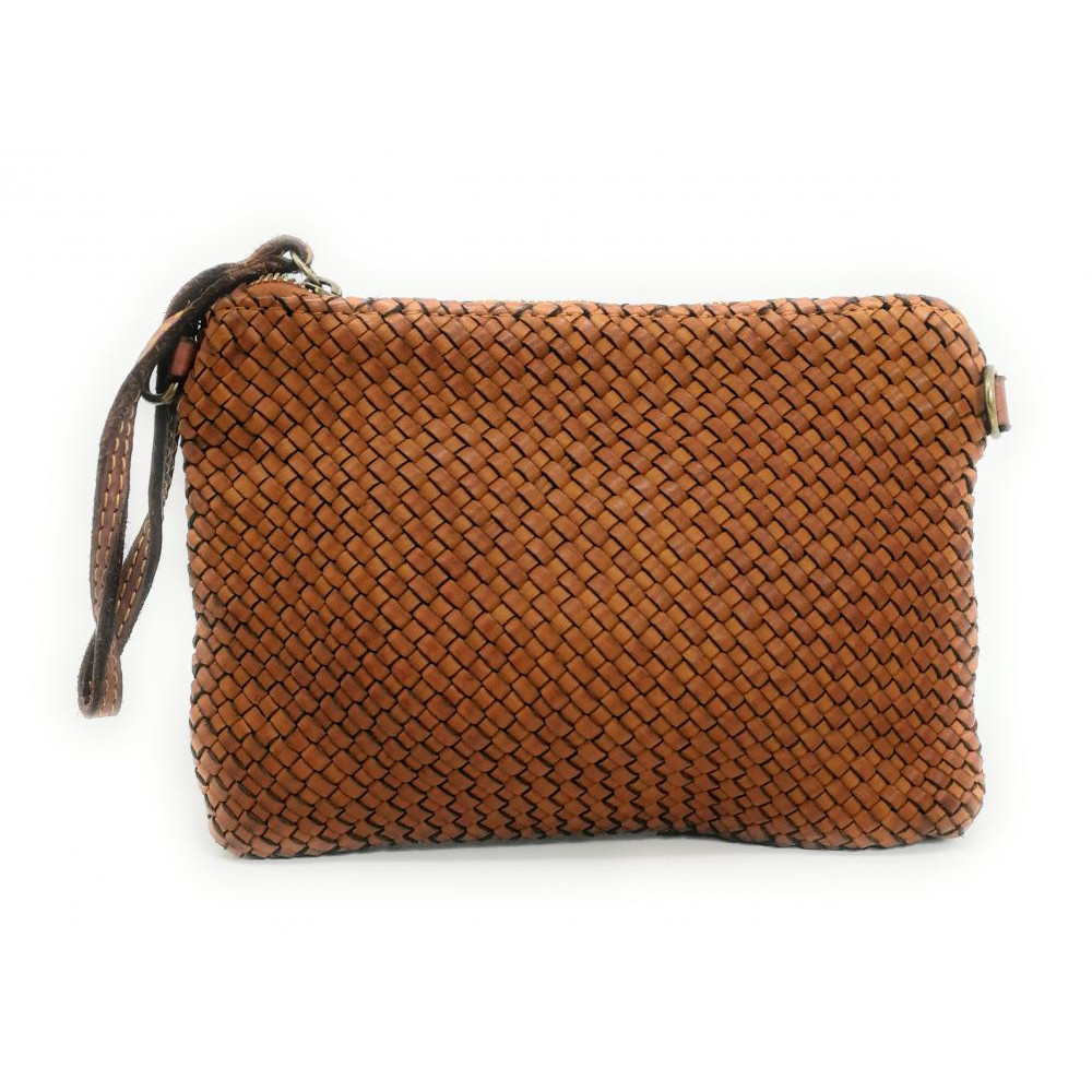 Sac en cuir tressé femme hotsell